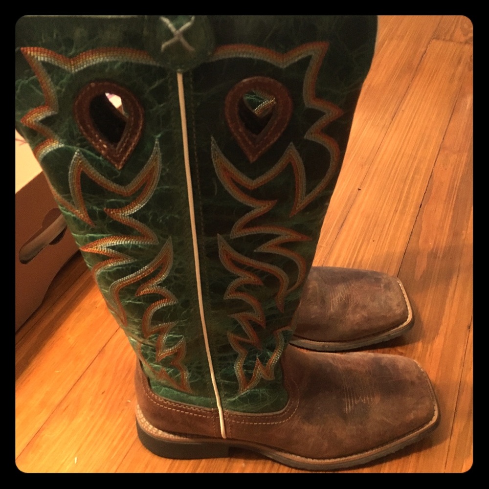 Twisted X Youth Unisex Cognac Leather Boots